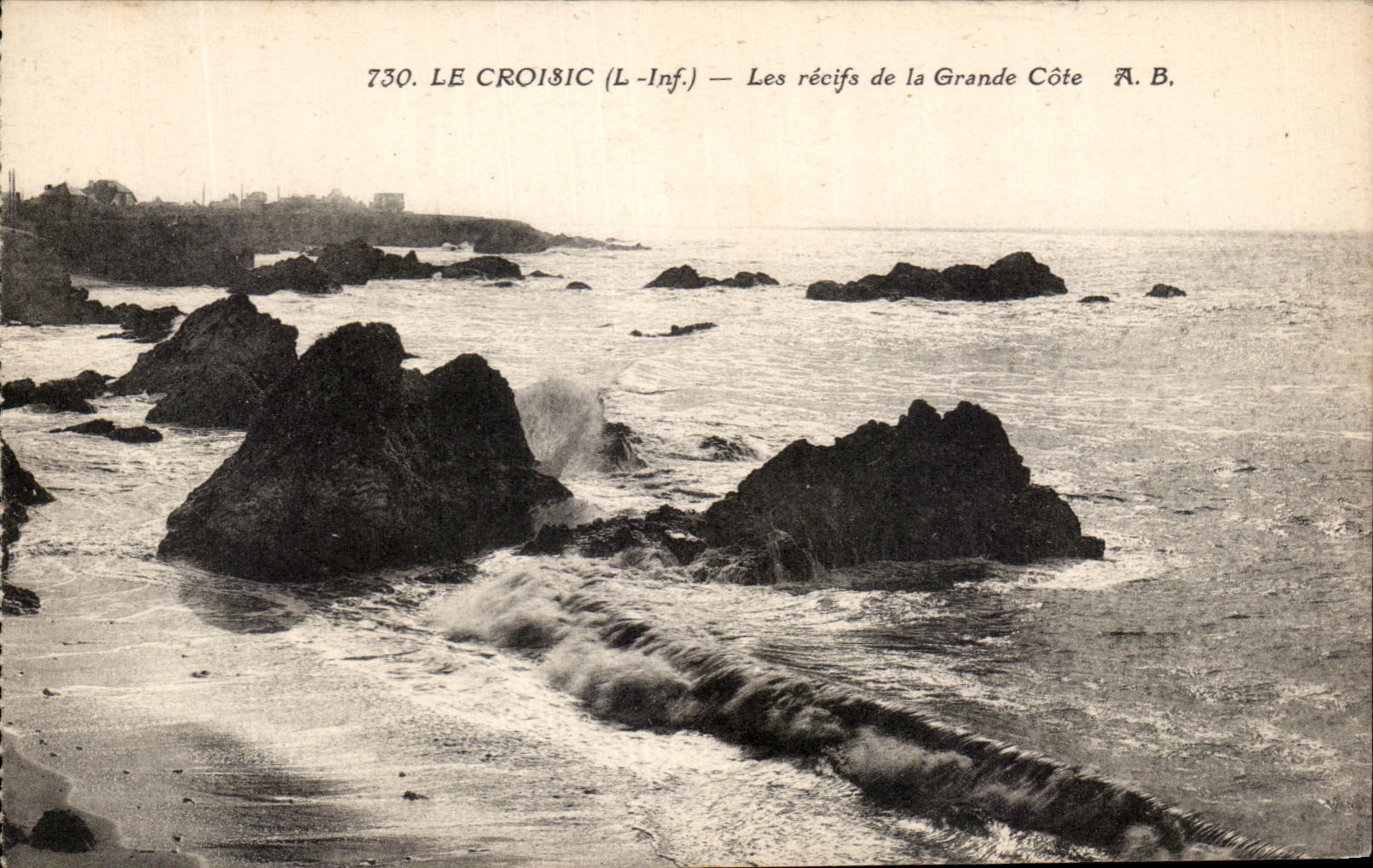 CPA Le Croisic Les Recife de la Grande Cote