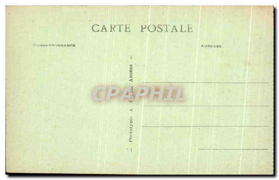 CPA Le Croisic Les Recife de la Grande Cote — Rückseite