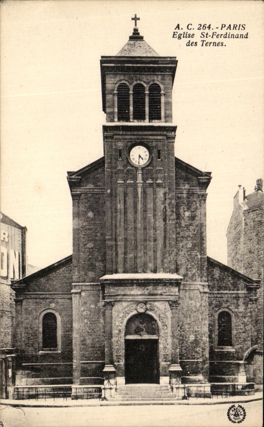 CPA Paris Eglise St Ferdinand des Ternes