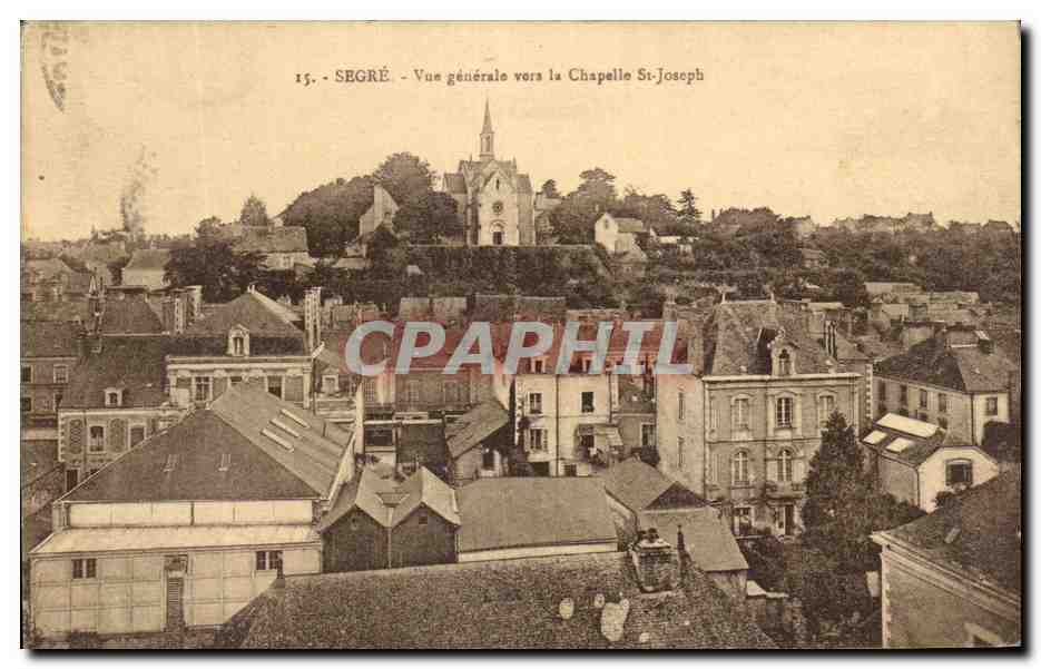 CPA Segre Vue Generale Vers la Chapelle St Joseph