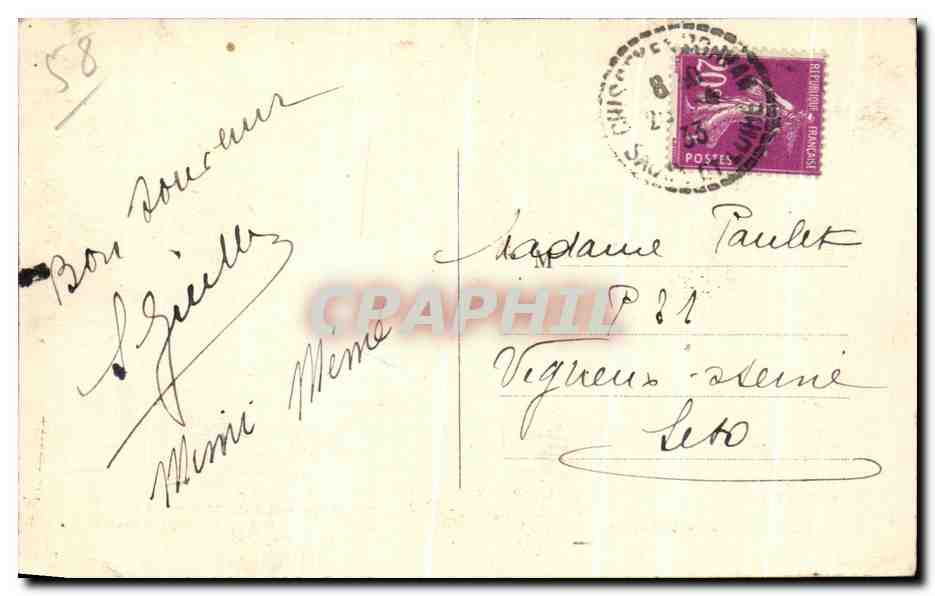 Audience Room — Legal caricature — Édition P.G. n°22 Legends of St-Saulge — Back