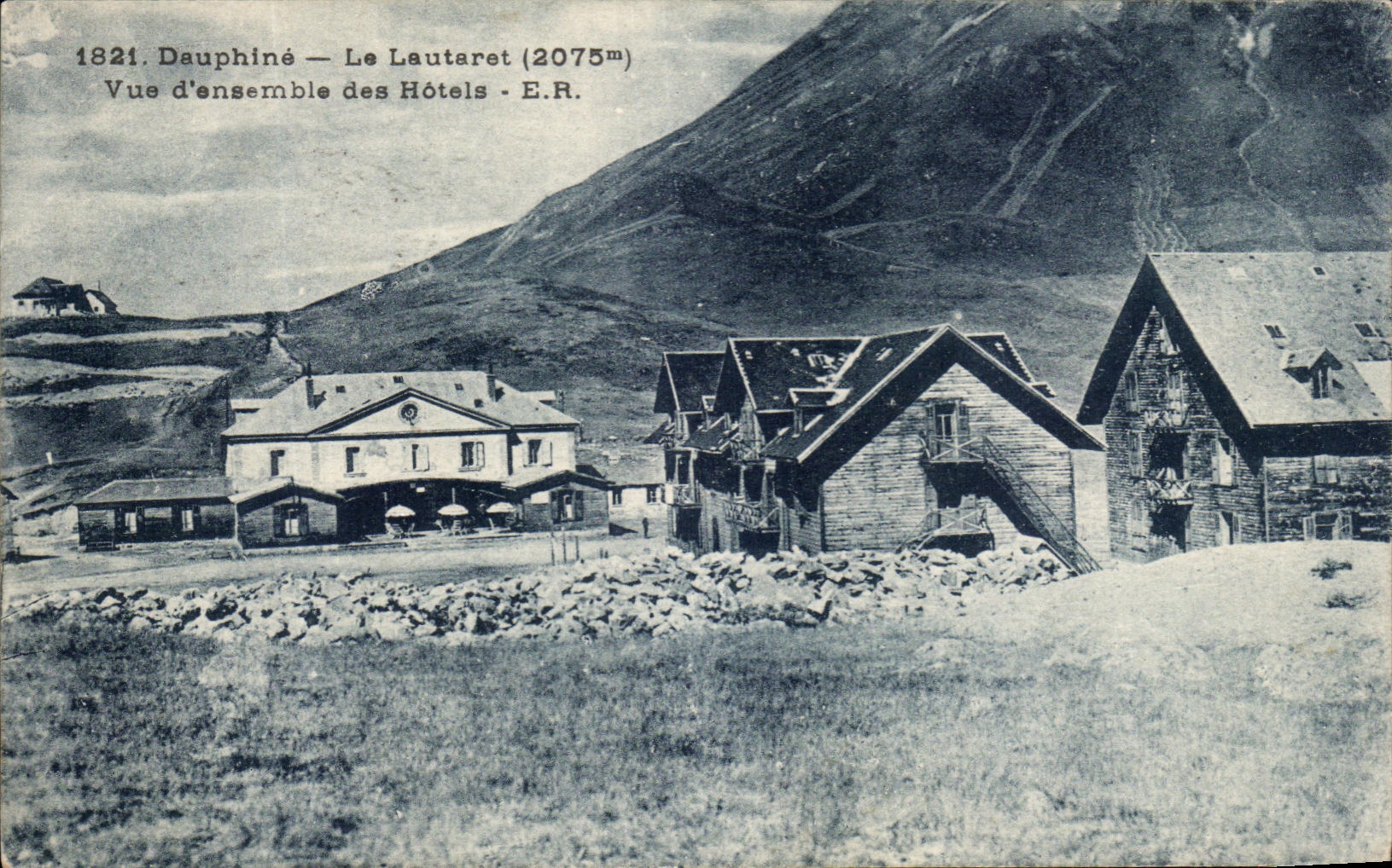 CPA Dauphine Le Lautaret Vue d'ensemble des Hotels
