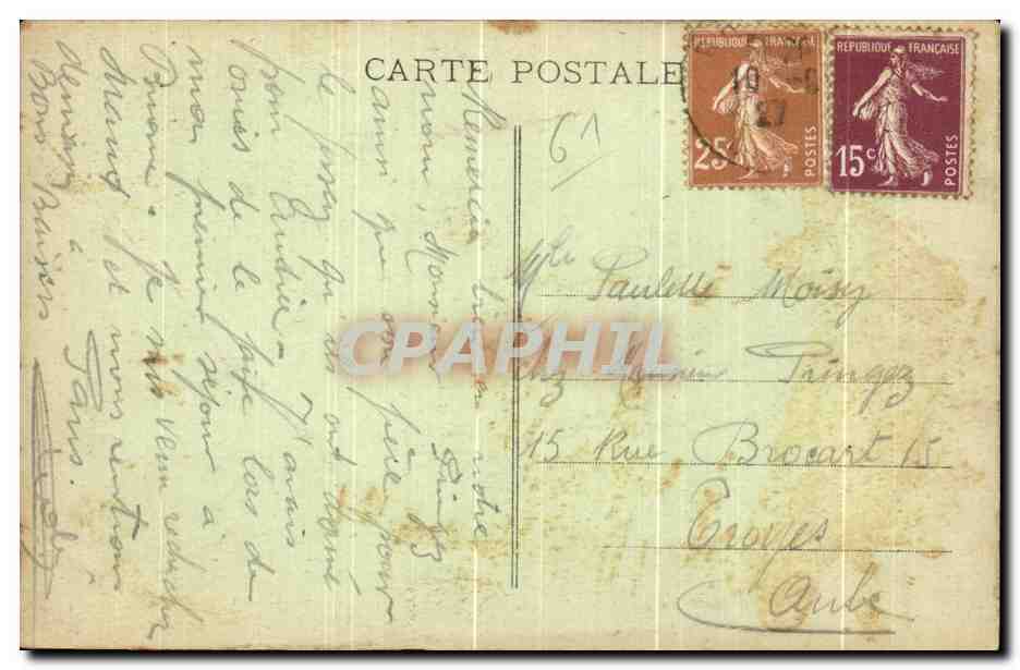 CPA La Normandie Pittoresque Interieur normand Folklore  — Rückseite