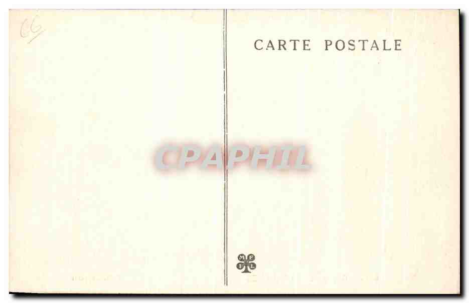 CPA Groupe de Catalanes Folklore Costume — Verso