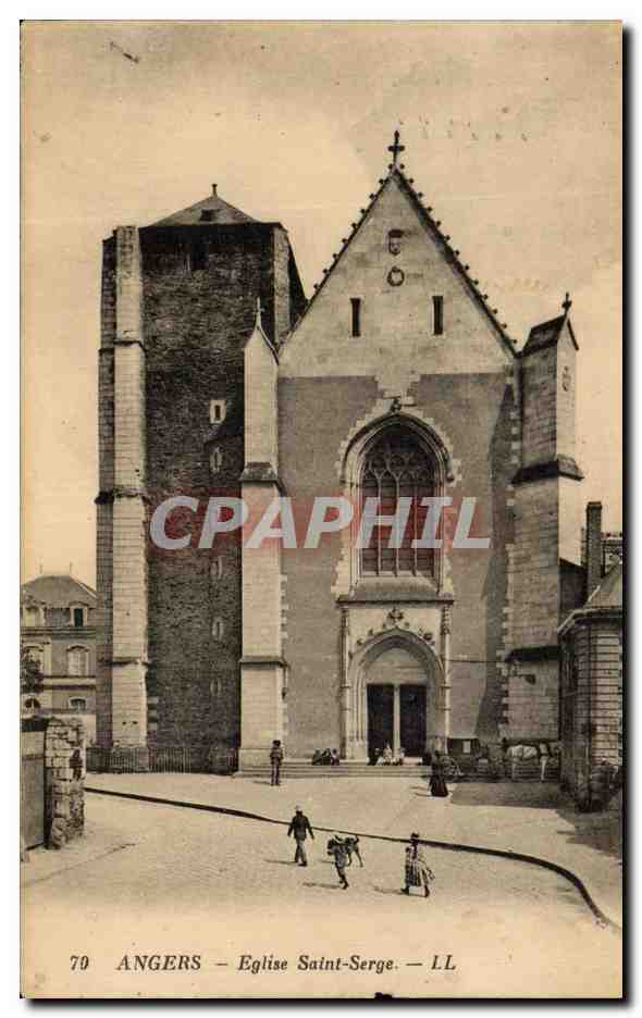 CPA Angers Eglise Saint Serge