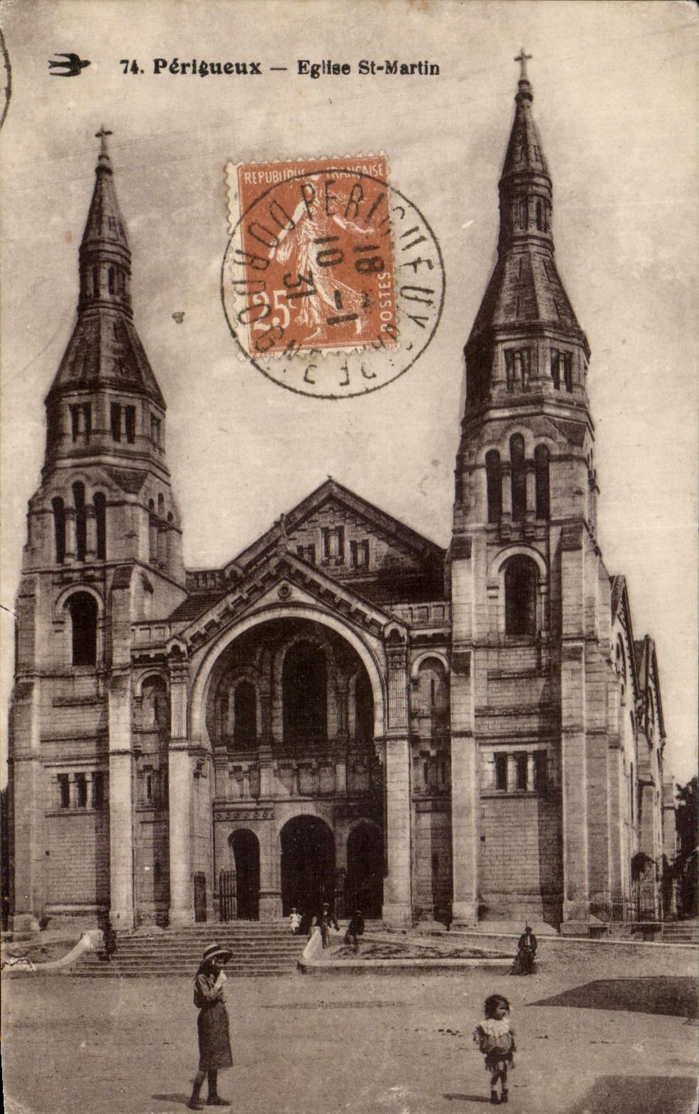 Périgueux — Église Saint-Martin — Éditeur inconnu, n° 74