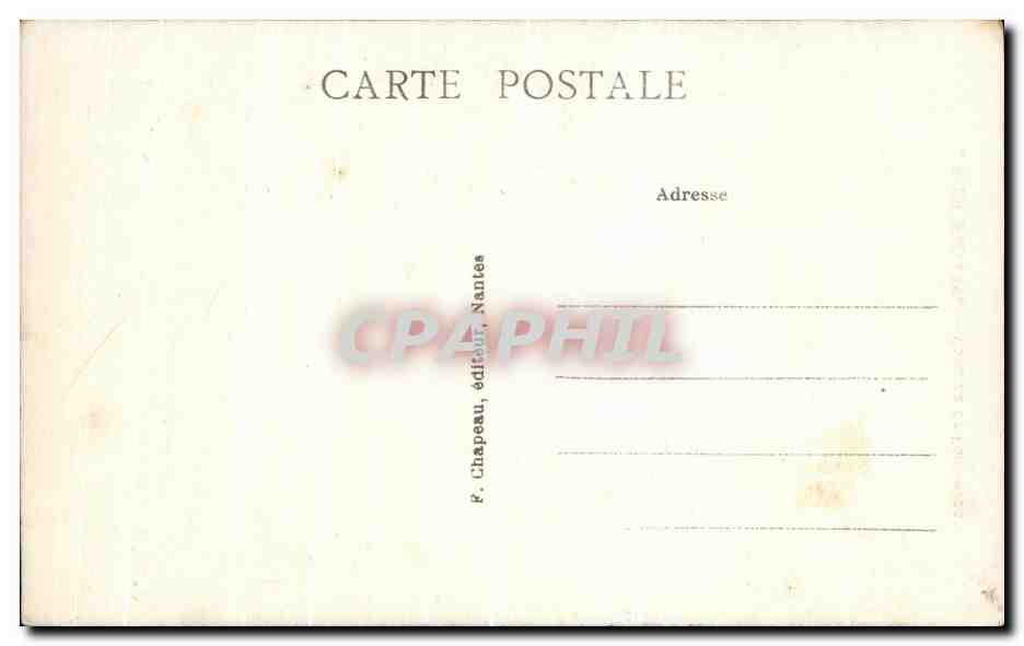 CPA En Bretagne Costume de Pont Aven Folklore  — Verso