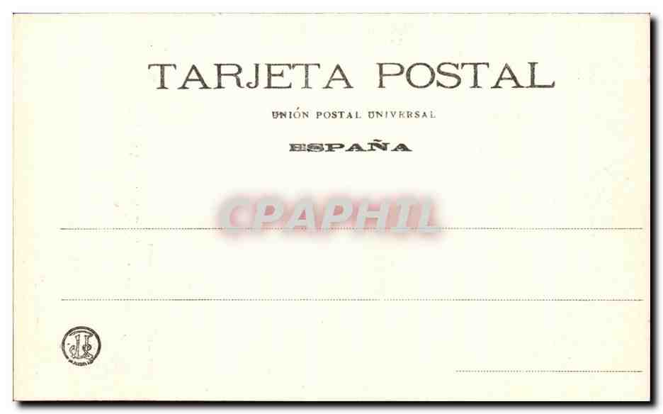 CPA Musee Del Prado Alegorla De La Iglesia Militante Madrid — Verso