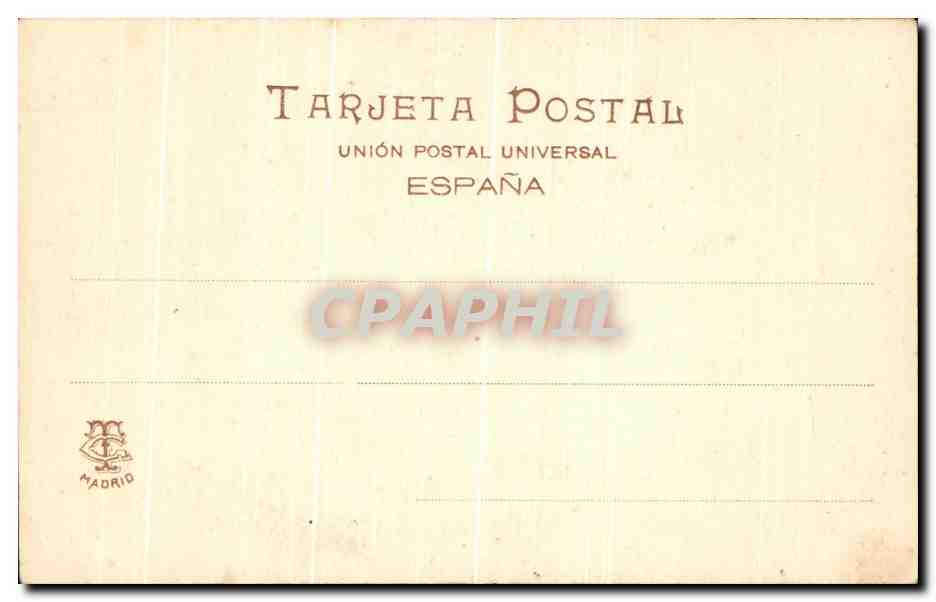 CPA Espagne Cavaliers Police Cheva  — Back