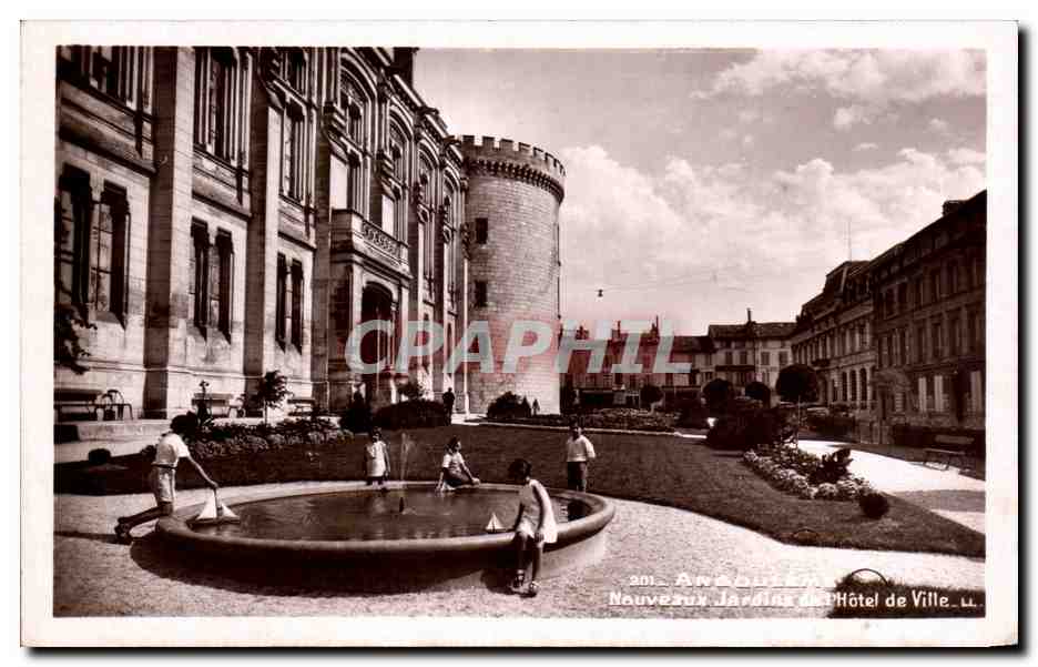 Anduze — Nouveaux Jardins de l'Hôtel de Ville — éditeur CPAPHIL, n° 201