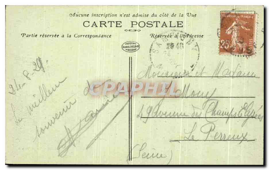 Sampigny (Meuse) — L'Église — Edition Moser-Priant, n°9 — Verso