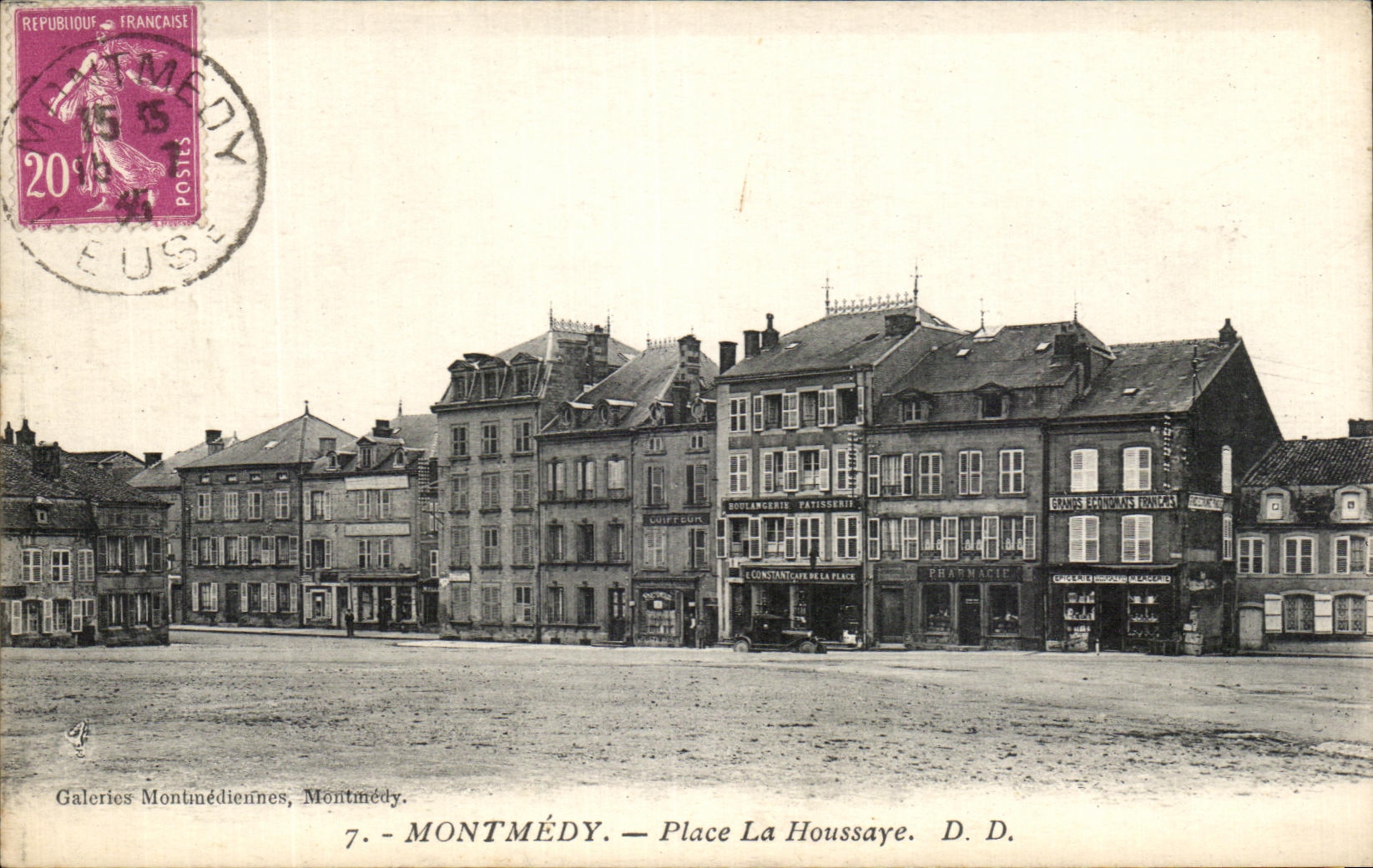 CPA Montmedy Place La Houssaye 