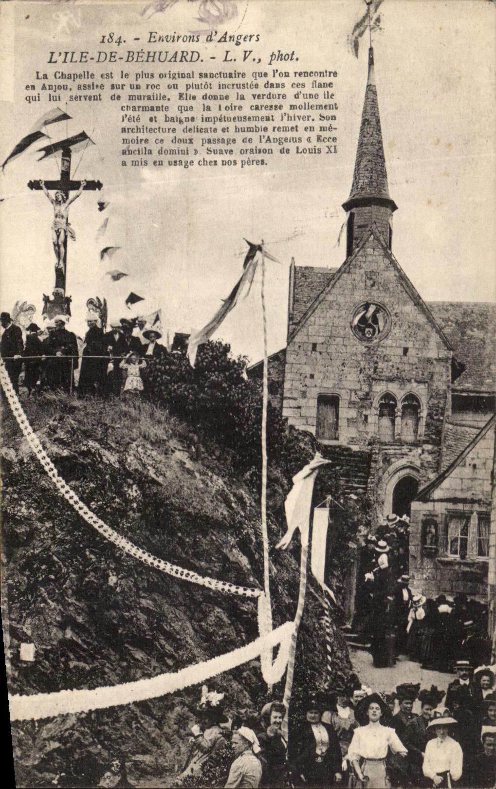 CPA Environs d'Angers L'ile De behuard La Chapelle