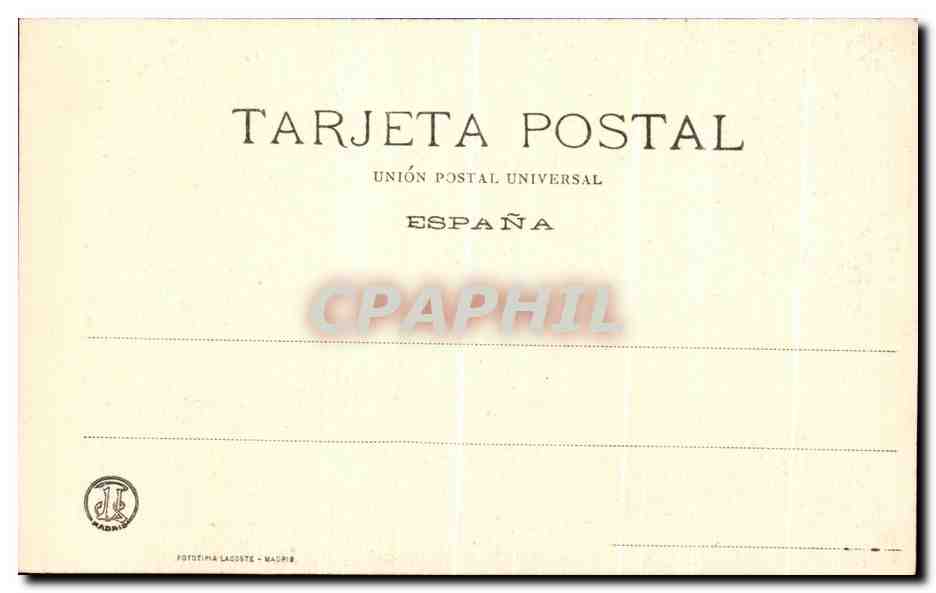CPA Musee Del Prado Les Borrachos Velazquez Madrid — Verso