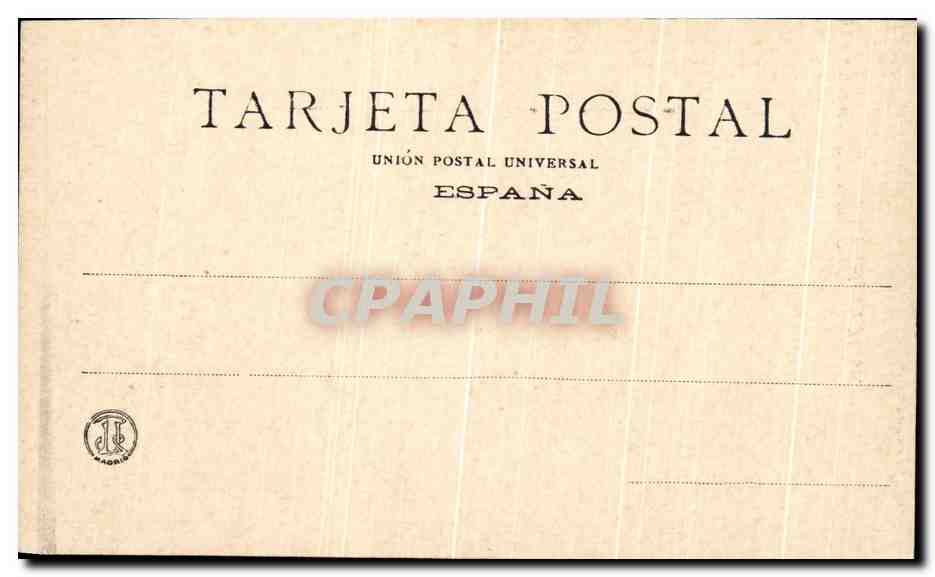CPA Musee DeL Prado Le Escala De Jacob Ribera Madrid — Verso
