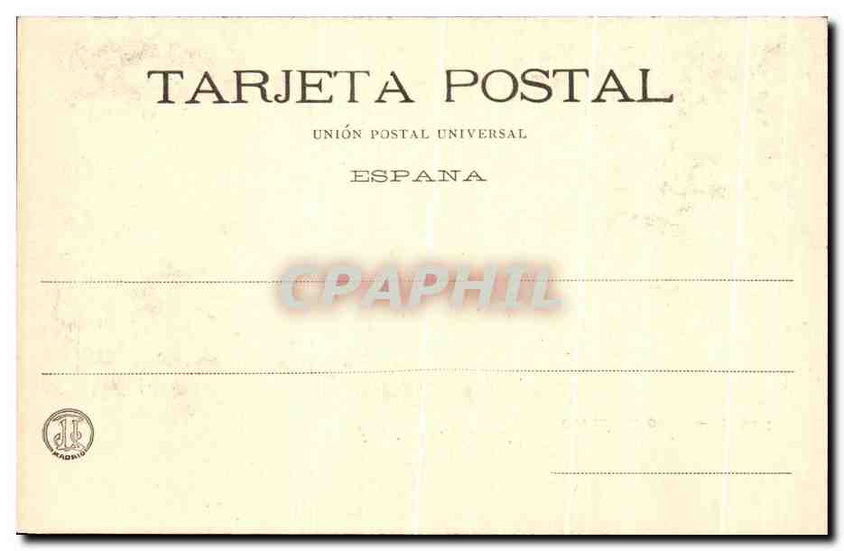 CPA Musee DeL Prado La maja Vestida Goya Madrid — Rückseite