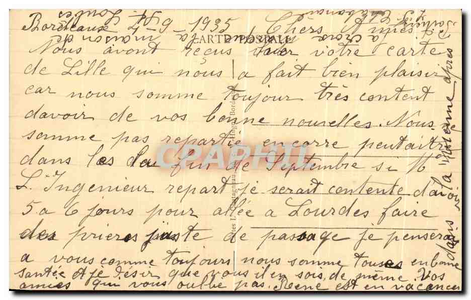 St-Loubès (Gironde) — La Grande Rue vers Bordeaux — R. HUGUARD, TARBES, ÉDITEUR — Reverso