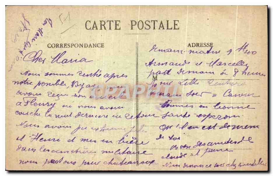 Le Bombardement en Champagne — EPERNAY, Rue de la Ruche — n°39 — Reverso