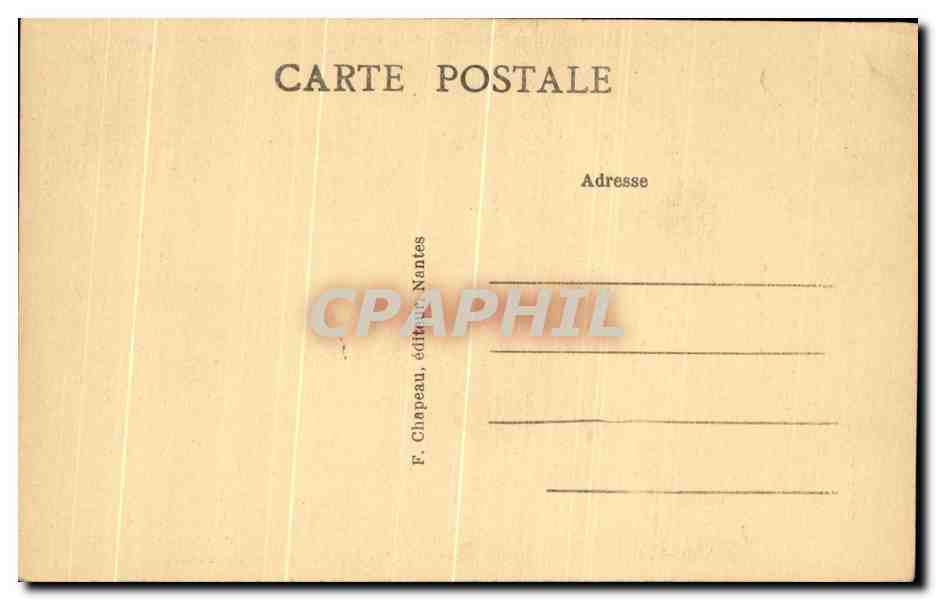CPA Nantes Musee des Beaux Arts Ecole flamande Anvers Chat convoitant du gibier Perdrix  — Verso