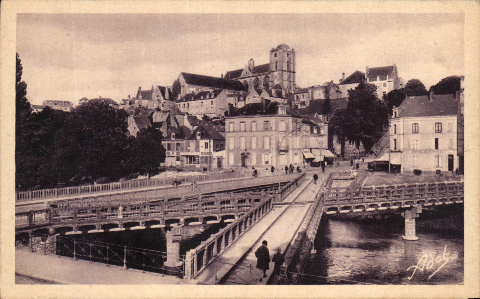 CPA Le Mans Le pont et la Pont en XDetruits par les Allemands 