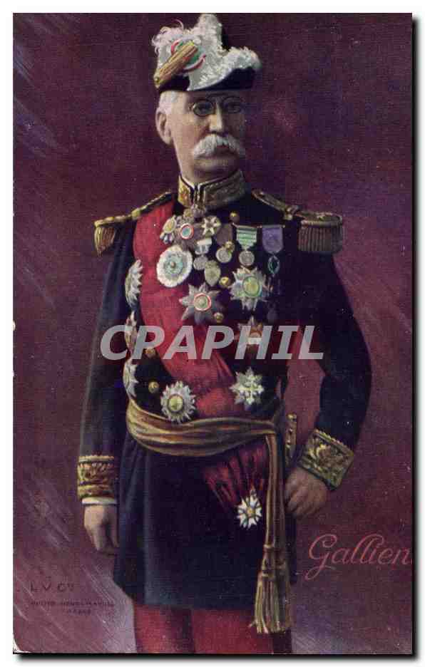 CPA Gallieni Militaria 