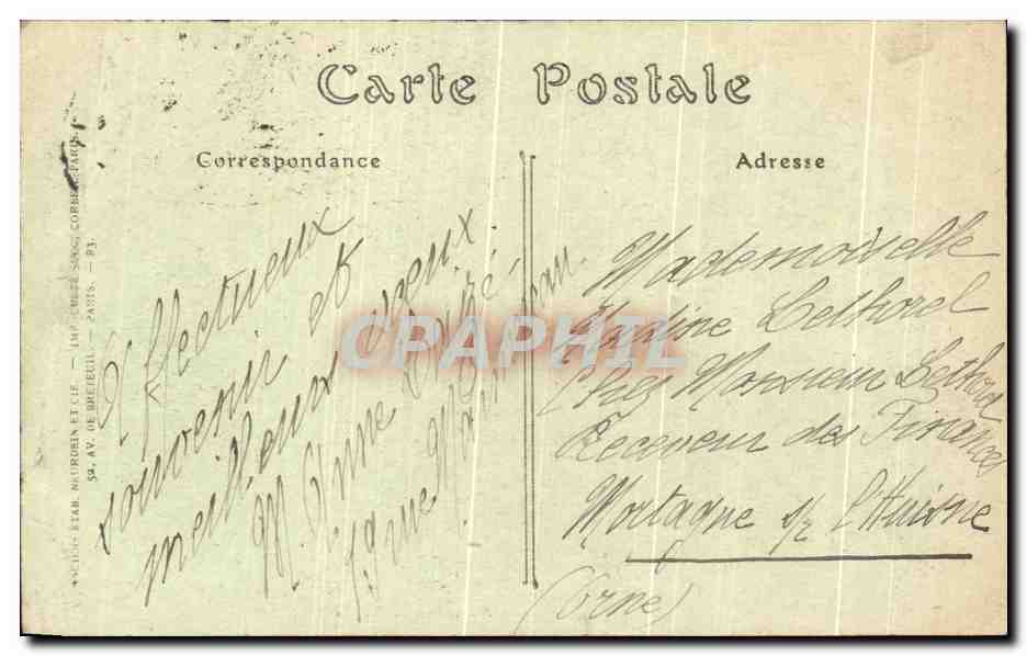 CPA Les Bords de la Mayenne et Vue Sur Avesnieres — Rückseite