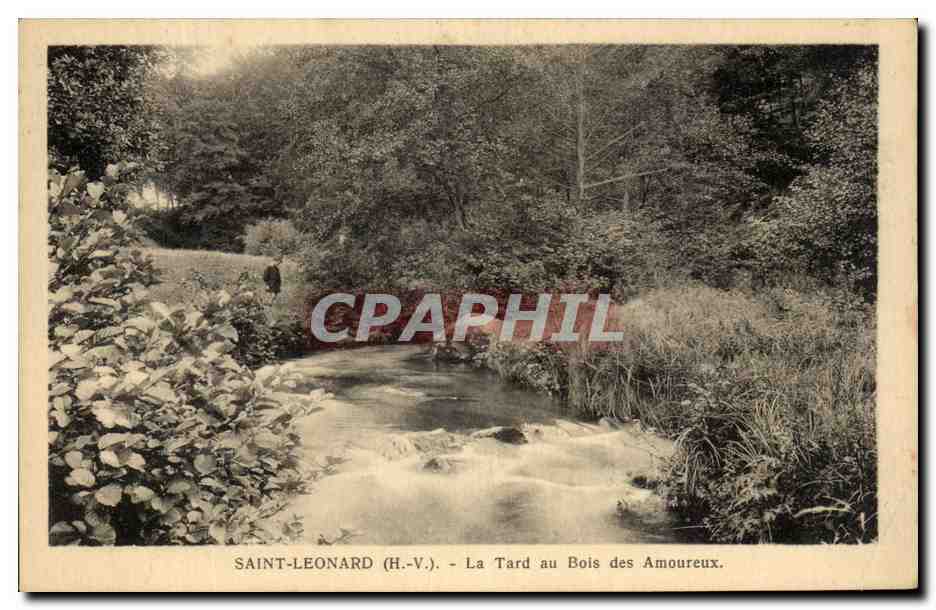 CPA Sainte Leonard La Tard au Bois des Amoureux