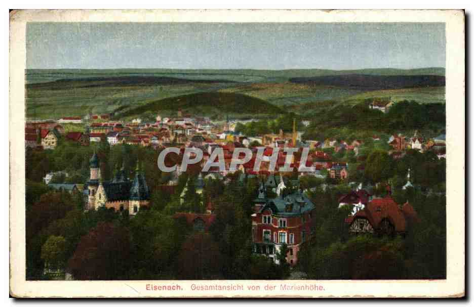 CPA Eisenach Gesamtansicht Von Der Marienhohe
