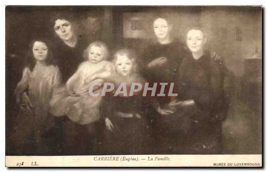 CPA Carriere La Famille Musee du luxembourg