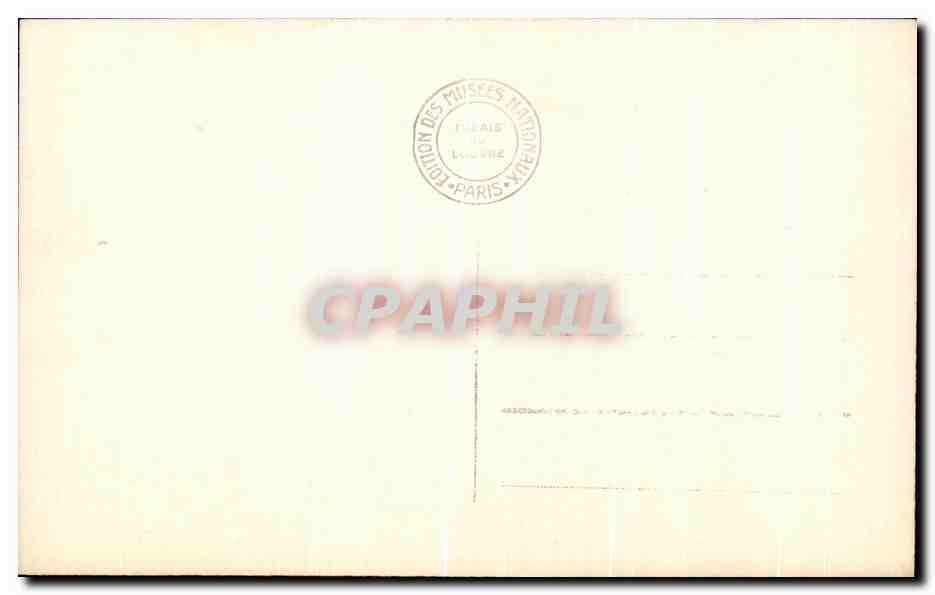 Portrait de Nocart – Musée de l'Opéra – Bailly – Danseur – Série 28 — Verso