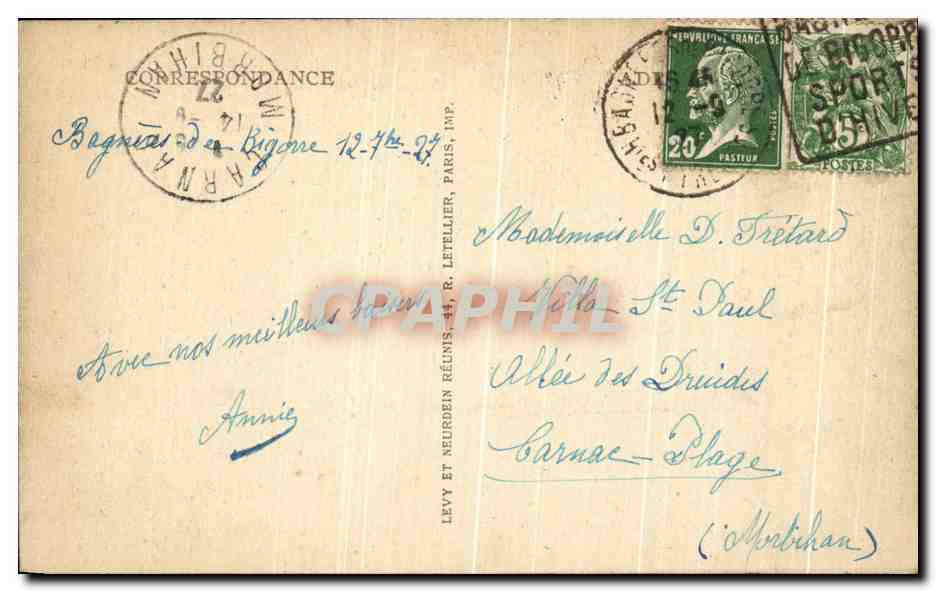 Bagnères-de-Bigorre — Forêt du Bédat. Plateau Milon — LL — Reverso
