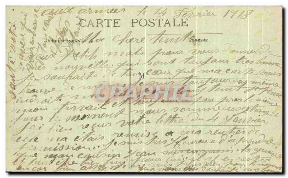 CPA Environs De Toul Illustre Chapelle Gare Le Col — Rückseite