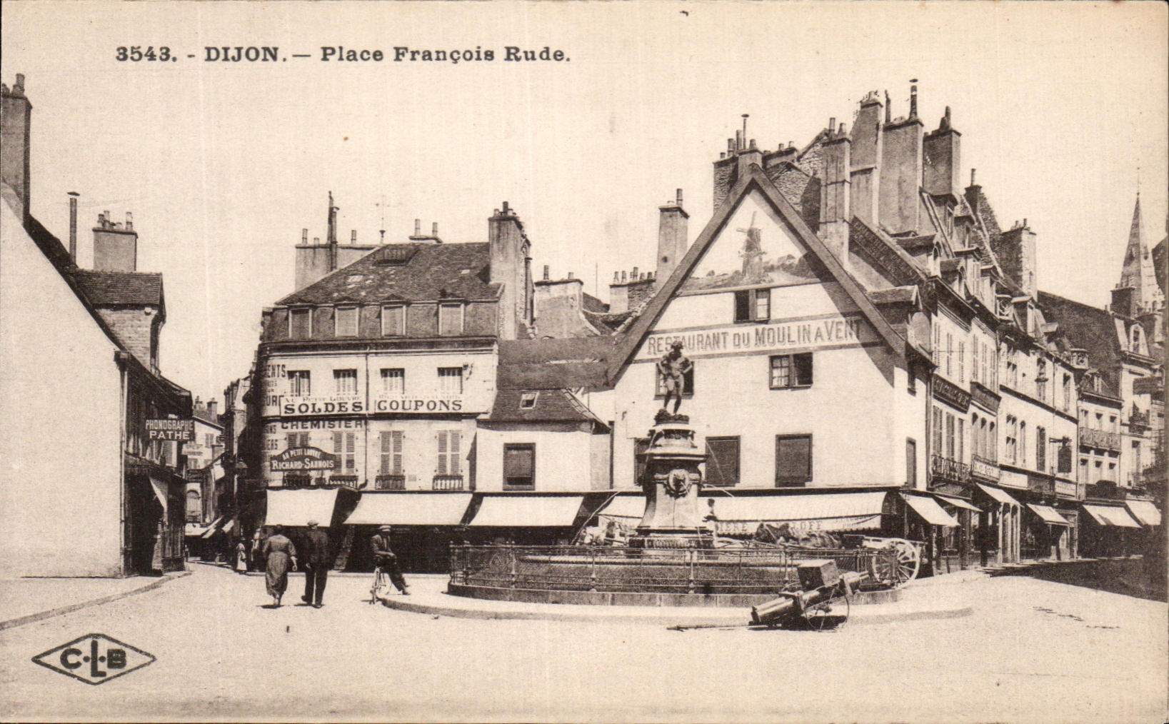 CPA Dijon Place Francois Rude