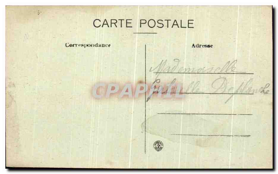 CPA Vue Generale De Beaucaire Le Rhone Et Le Pont Suspeudu Reliant Tarascon — Rückseite