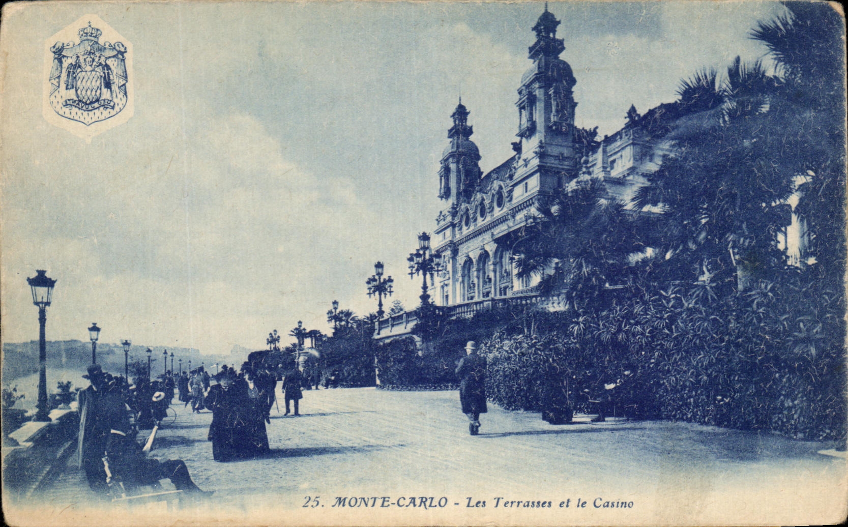 CPA Monte Carlo Les Terrasses Et Le Casino