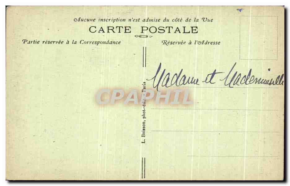 CPA Paris Montmartre Le Nouveau Moulin Rouge Music Hall — Rückseite