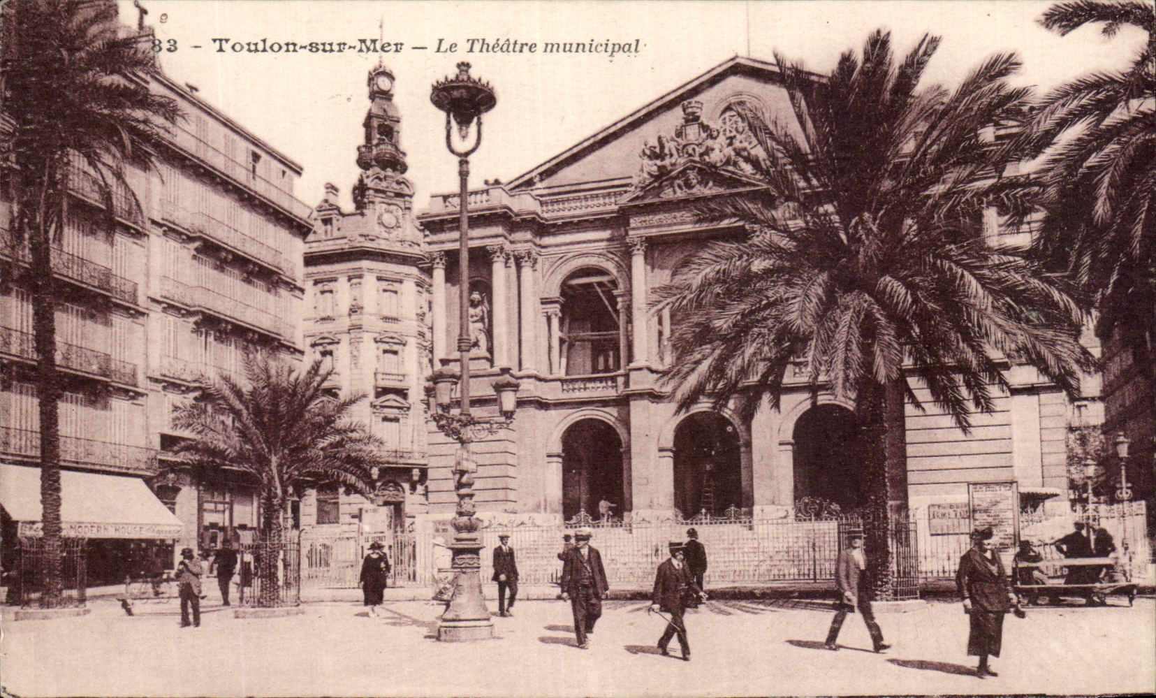 CPA Toulon sur Mer Le Theatre Muncicipal
