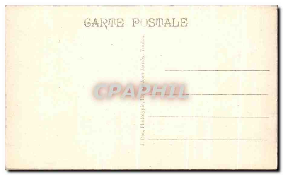 CPA Toulon sur Mer Le Theatre Muncicipal — Verso