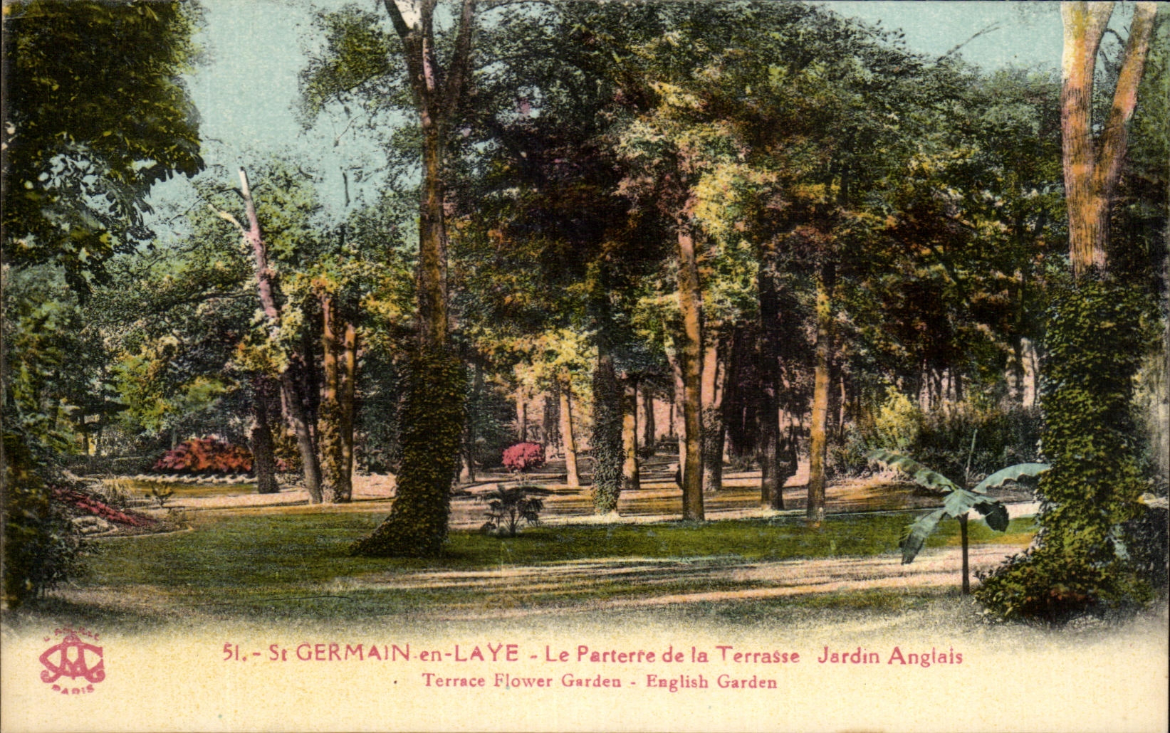 St.-Germain-en-Laye - Le Parterre de la Terrasse - Jardin Anglais