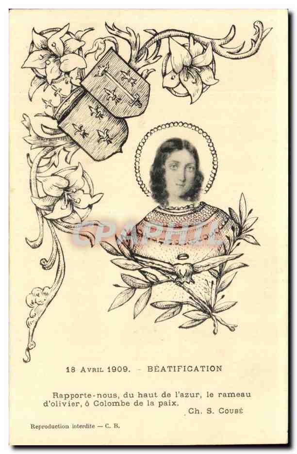 CPA Beatification 18 avril 1909 Jeanne d'arc