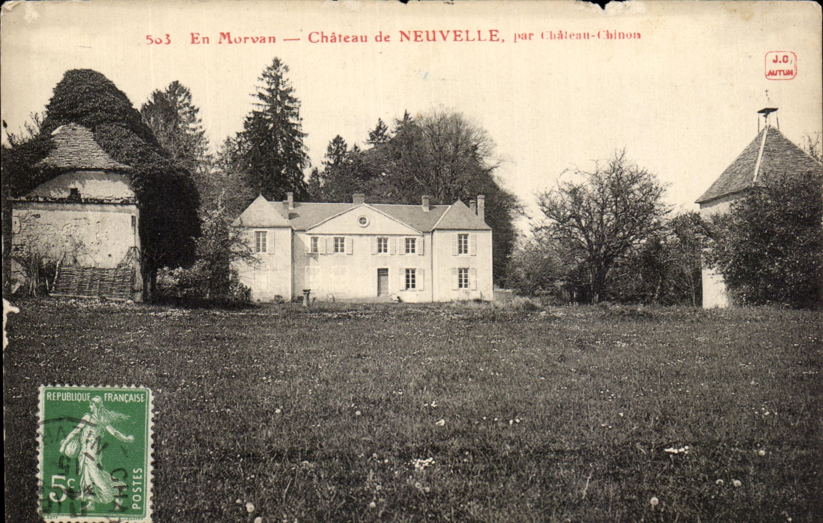 CPA En Morvan Chateau De Neuvelle par Chateau chinon 