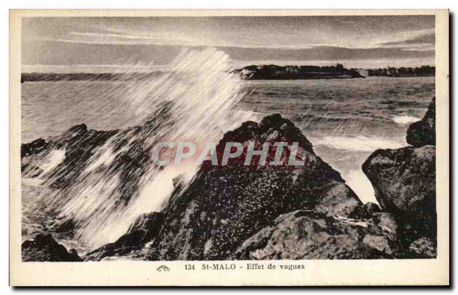 St-Malo - Efecto de olas — serie 134, editor St-Malo