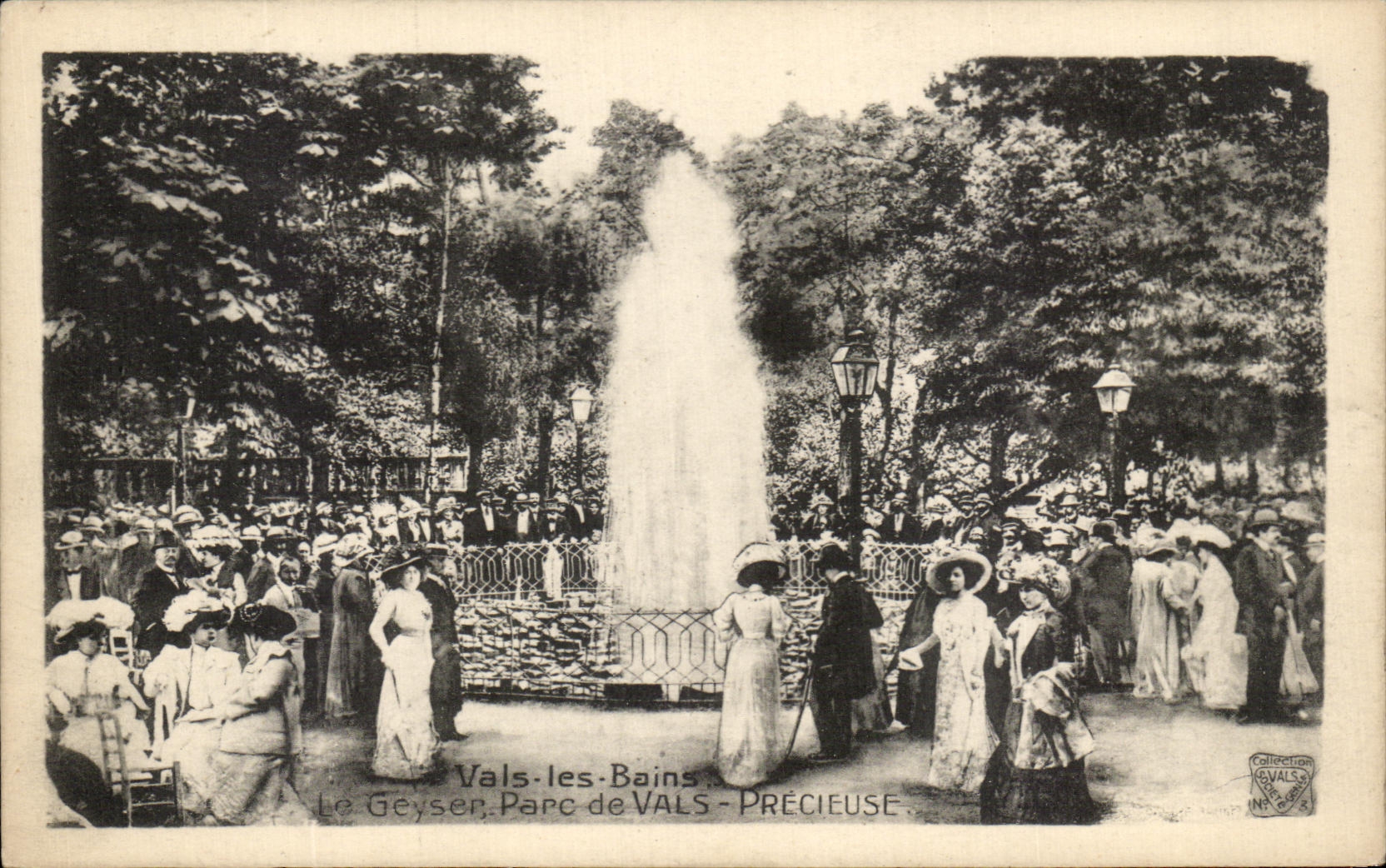 Vals-les-Bains — Le Geyser, Parc de Vals — PRÉCIEUSE — Collection VALS