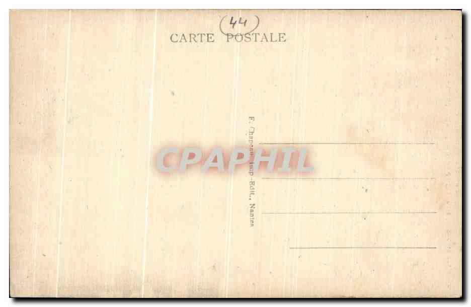 CPA Nantes Cathedrale Tombeau De Francois II Duc De Bretagne La Prudence Vue De Profil — Verso