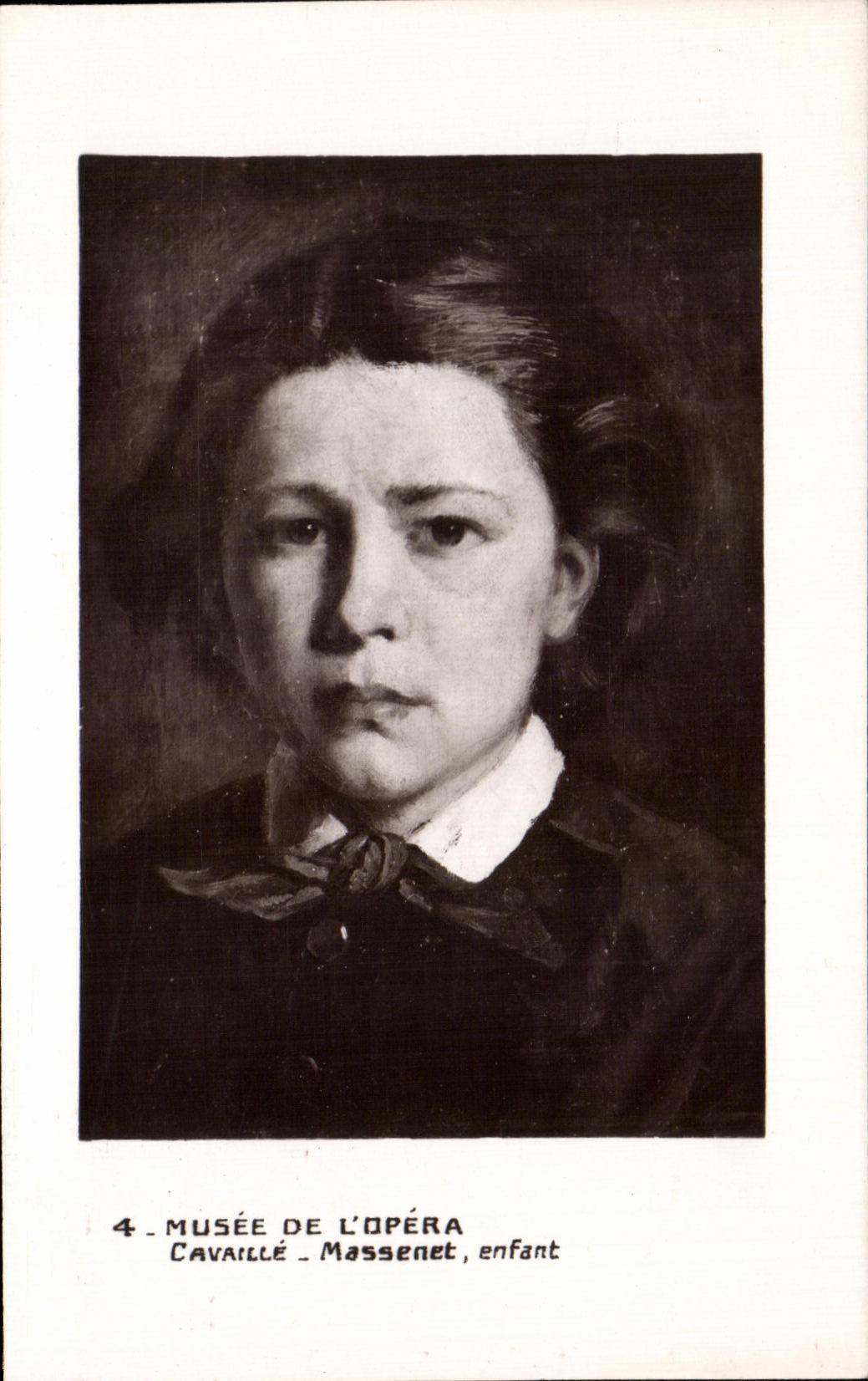 CPA Musee De l'Opera Cavaille Massenet Enfant
