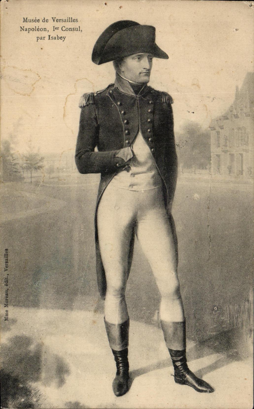 CPA Musee De Versailles Napoleon 1er Consul Par Isabey