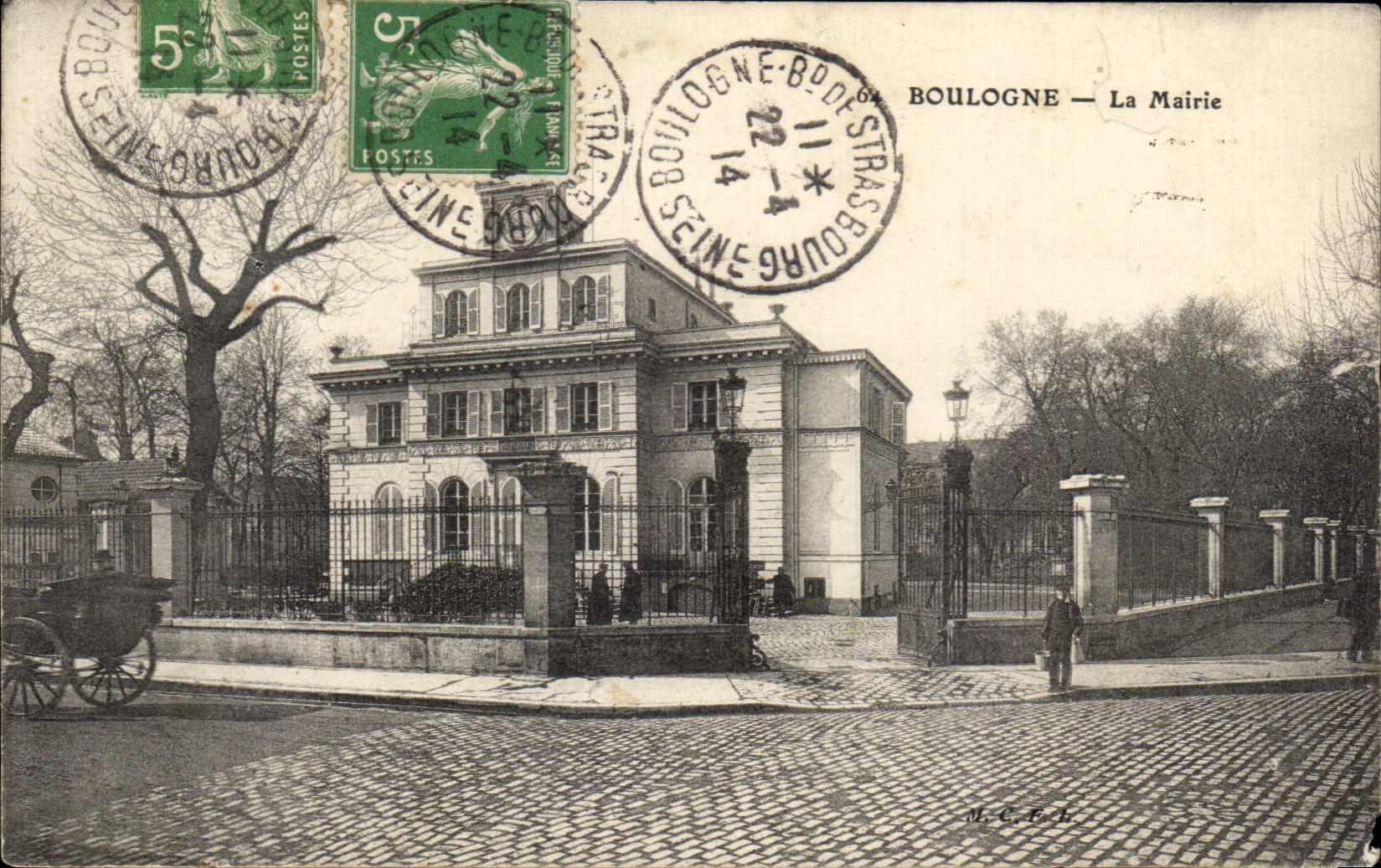 CPA Boulogne La Mairie