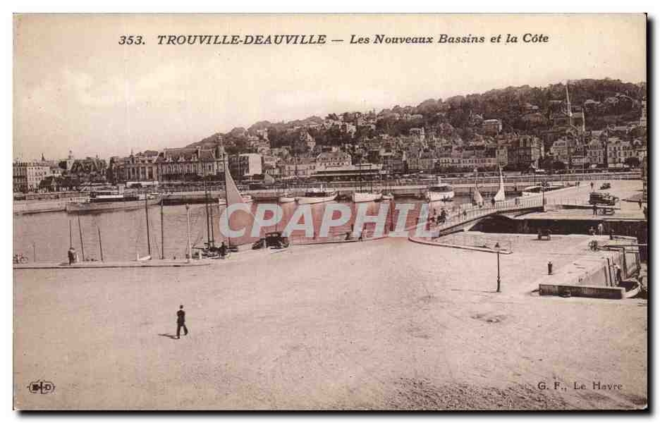 Trouville-Deauville — Die neuen Becken und die Küste — G. F., Le Havre
