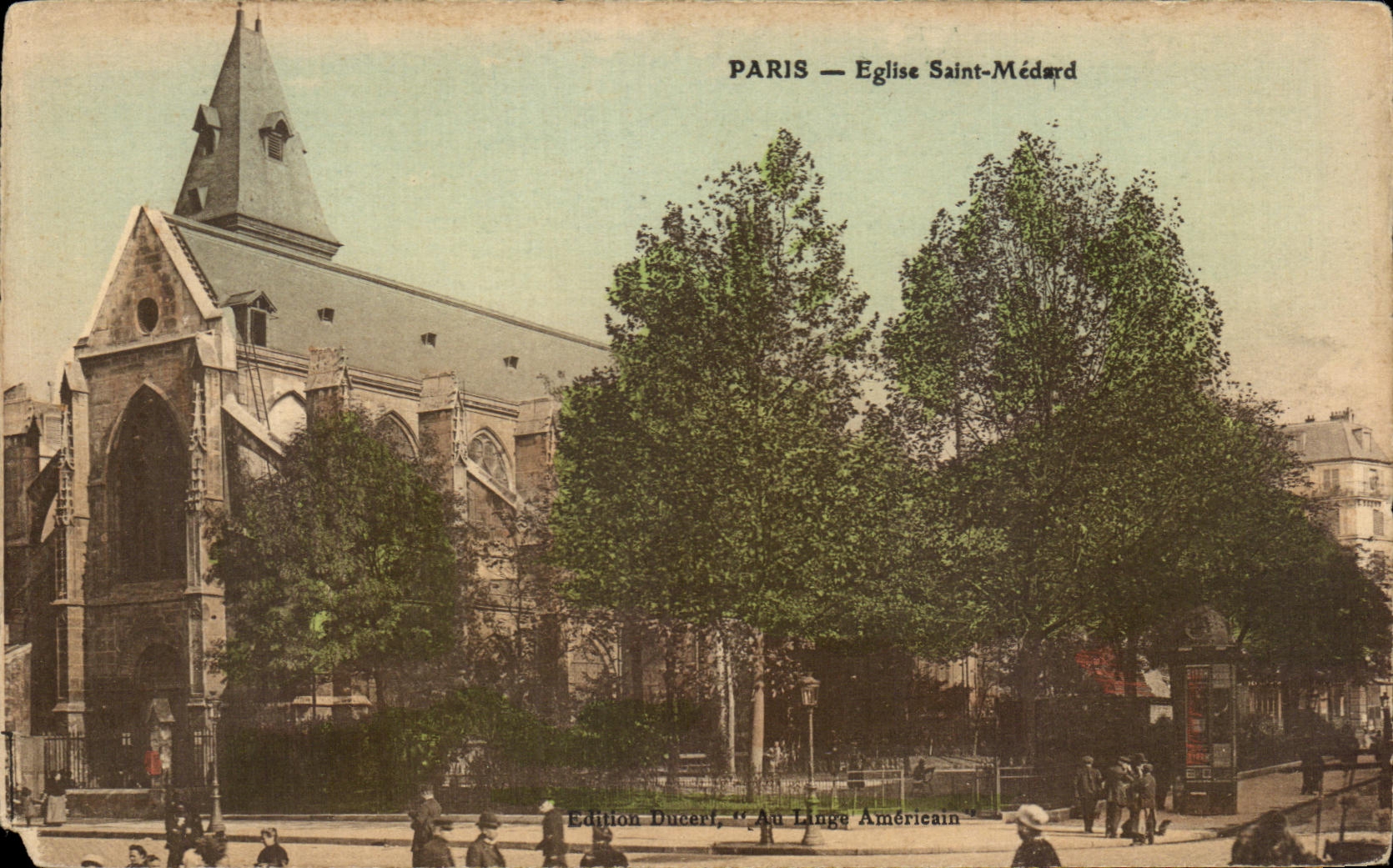 CPA Paris Eglise Saint Medard