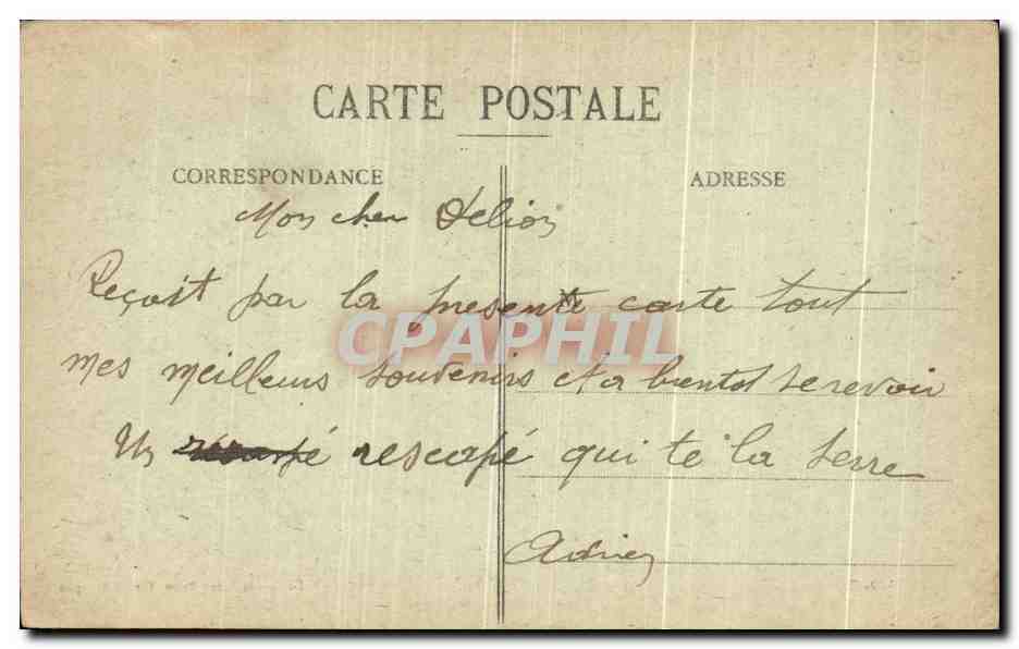 CPA Vitry le Francois L Eglise — Verso